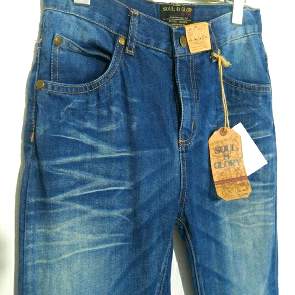 ⭐NWT⭐Soul & Glory Boy's Medium Wash Jeans - Picture 4 of 6
